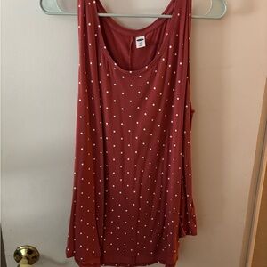 Old Navy Tank Top with White Dots